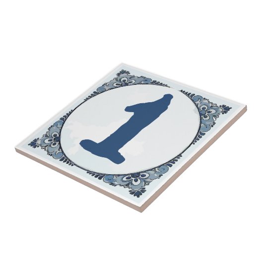 Delft Look #1 Tile, Hausnummern, Änderungsnummer Fliese (Seite)