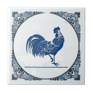 Delft Look Rooster, ändere Bild, Ceramic Tile Fliese