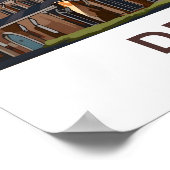 Delft Netherlands Travel Print Poster (Ecke)