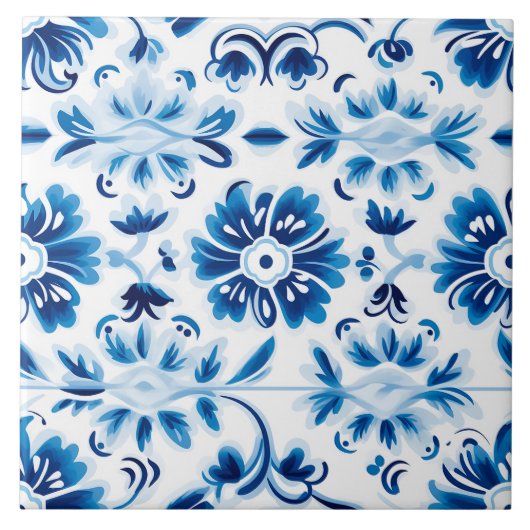 Delft Pattern Tiles Fliese (Vorderseite)