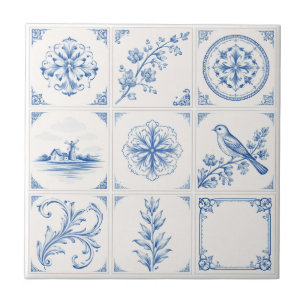 Delft Renaissance Blau & Weiß – Klassisch & Modern Fliese