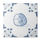 Delft-Sand-Dollar-Fliese mit Rolle-Ecken Fliese (Vorderseite)