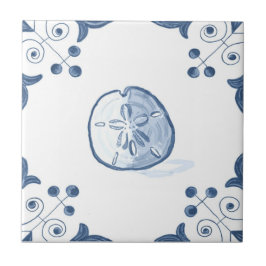 Delft-Sand-Dollar-Fliese mit Rolle-Ecken Fliese