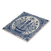 Delft-Stil 1 Fliese (Seite)