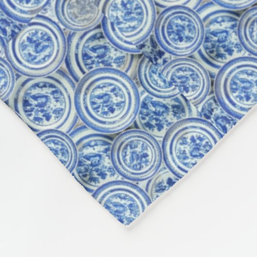 DELFT-TELLER FLEECEDECKE (Ecke)