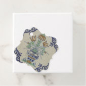 Delft Tile Antique Keramik Blume Pot Geschenkanhänger (Beispiel)