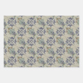 Delft Tile Antique Keramik Blume Pot Geschenkpapier Set (Vorderseite 3)