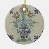 Delft Tile Antique Keramik Blume Pot Ornament (Vorne)