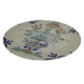 Delft Tile Antique Keramik Blume Pot Schneidebrett (Ecke)