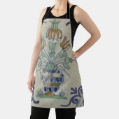 Delft Tile Antique Keramik Blume Pot Schürze (InSitu)