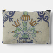 Delft Tile Antique Keramik Blume Pot Zubehörtasche (Vorderseite)