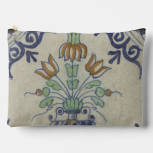 Delft Tile Antique Keramik Blume Pot Zubehörtasche