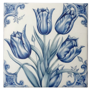 Delft Tile Blau und Weiß Tile Fliese