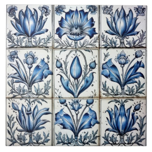 Delft Tile Blau und Weiß Tile Fliese