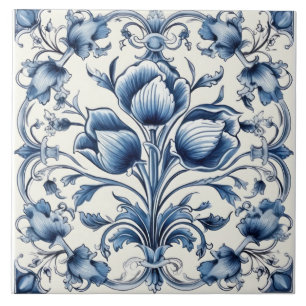 Delft Tile Blau und Weiß Tile Fliese