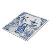 Delft Tile Blau und Weiß Tile Fliese (Seite)