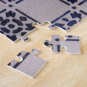 Delft Tile Blue Antiquitätenmuster Puzzle (Seite)