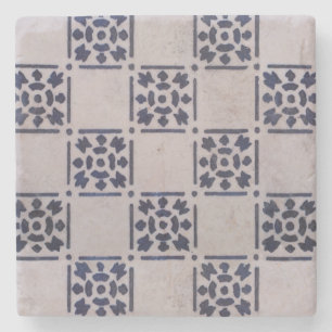 Delft Tile Blue Antiquitätenmuster Steinuntersetzer