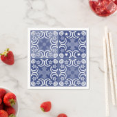 Delft tile ethnic national Dutch pattern   Serviette (Beispiel)