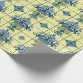 Delft Tile Pattern Geschenkpapier (Ecke)