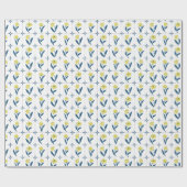 Delft Tile Pattern Geschenkpapier (Flach)