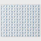 Delft Tile Pattern Geschenkpapier (Flach)