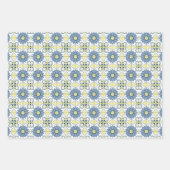 Delft Tile Pattern Geschenkpapier Set (Vorderseite 3)