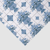 Delft Tile Pattern Seidenpapier (Detail)