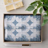 Delft Tile Pattern Seidenpapier (Geschenk)