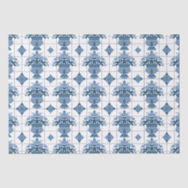 Delft Tile Pattern Seidenpapier