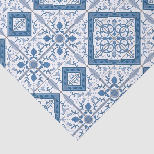 Delft Tile Pattern Seidenpapier (Detail)