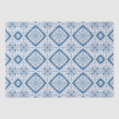 Delft Tile Pattern Seidenpapier (Vorderseite)