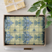 Delft Tile Pattern Seidenpapier (Geschenk)