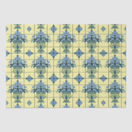 Delft Tile Pattern Seidenpapier