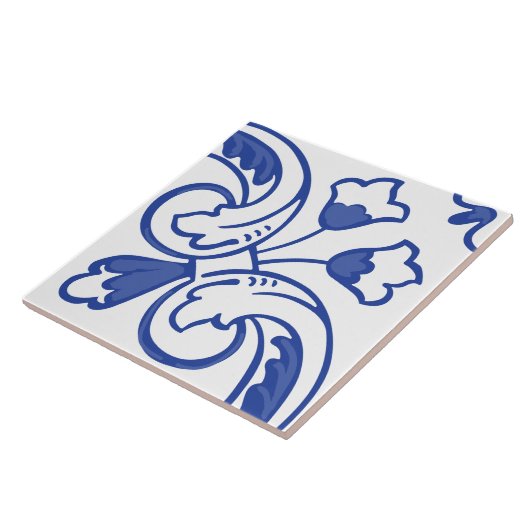 Delft Vine Blossom Fliese (Seite)