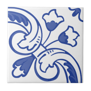 Delft Vine Blossom Fliese