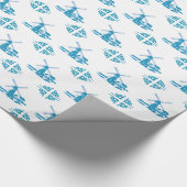 Delft Windmill Designs Geschenkpapier (Ecke)