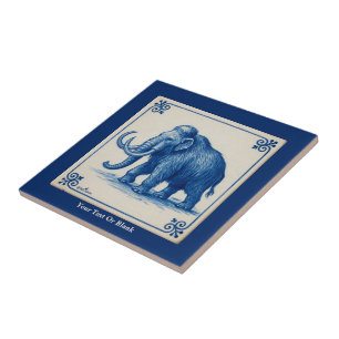 Delft Wooly Mammoth Fliese
