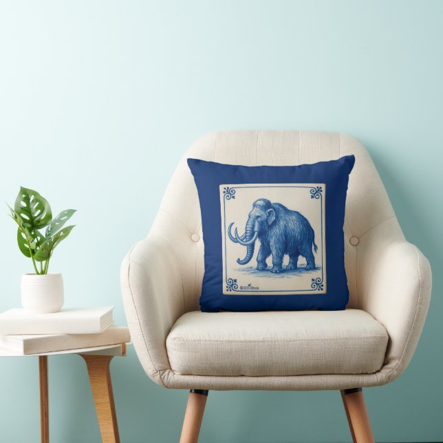 Delft Wooly Mammoth Kissen (Stuhl )