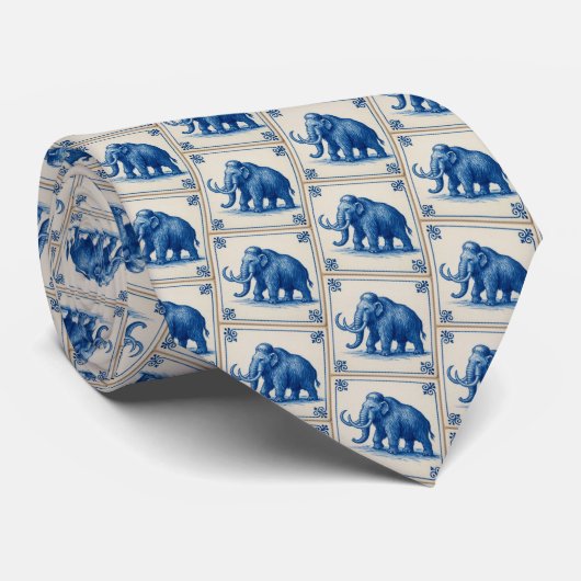 Delft Wooly Mammoth Krawatte (Gerollt)