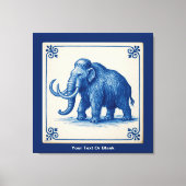 Delft Wooly Mammoth Leinwanddruck (Vorderseite)