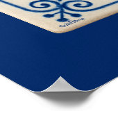 Delft Wooly Mammoth Poster (Ecke)