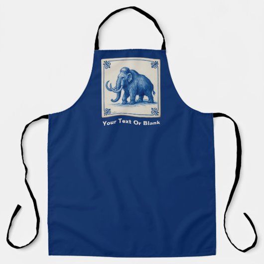 Delft Wooly Mammoth Schürze (Vorderseite)
