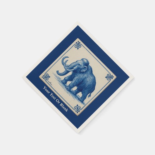Delft Wooly Mammoth Serviette (Ecke)