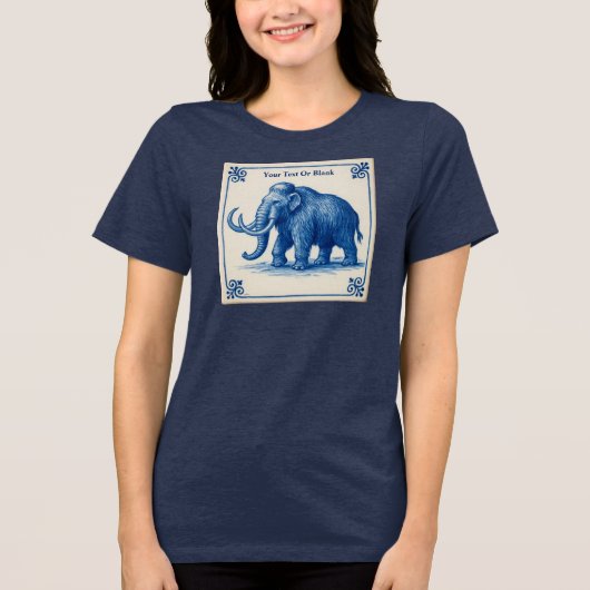 Delft Wooly Mammoth Tri-Blend Shirt (Vorderseite)