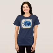 Delft Wooly Mammoth Tri-Blend Shirt (Vorderseite voll)