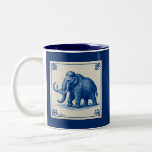 Delft Wooly Mammoth Zweifarbige Tasse