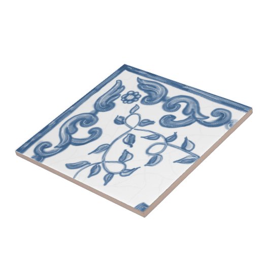 DelftblumeneckKeramik-Fliese Fliese (Seite)