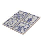 Delfts Blauw Pattern Tiles Fliese (Seite)