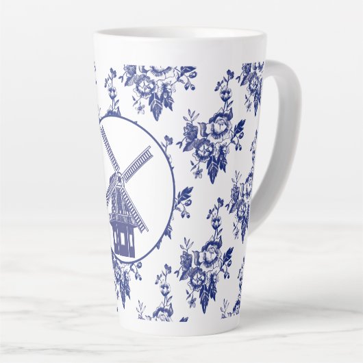 Delfts Blauw Pattern Tiles Milchtasse (Rechte Ecke)